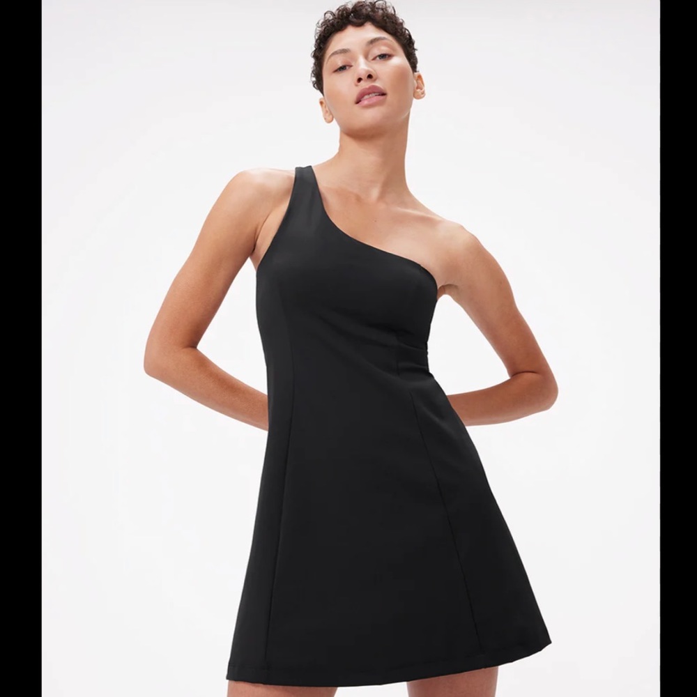 OV Unlined One Shoulder Dress